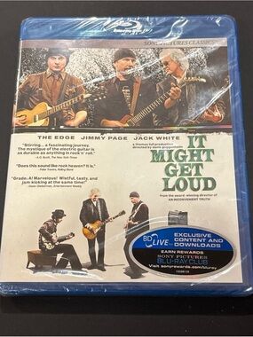It Might Get Loud Blu-ray Movie - White/Blue Cover